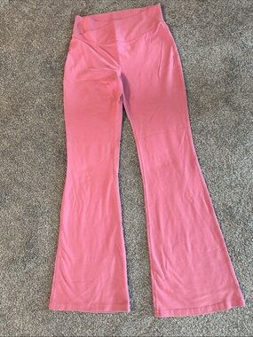 Old Navy Pink Flared Leggings